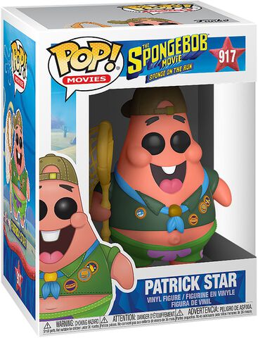 Figurine Funko Pop! N°917- Bob L'eponge - Patrick Star Dans Camping Gear